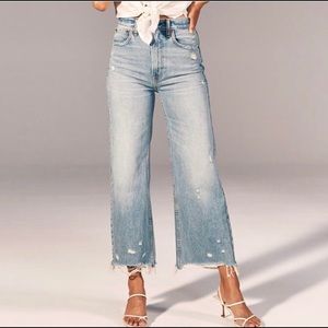 Abercrombie wide leg jeans